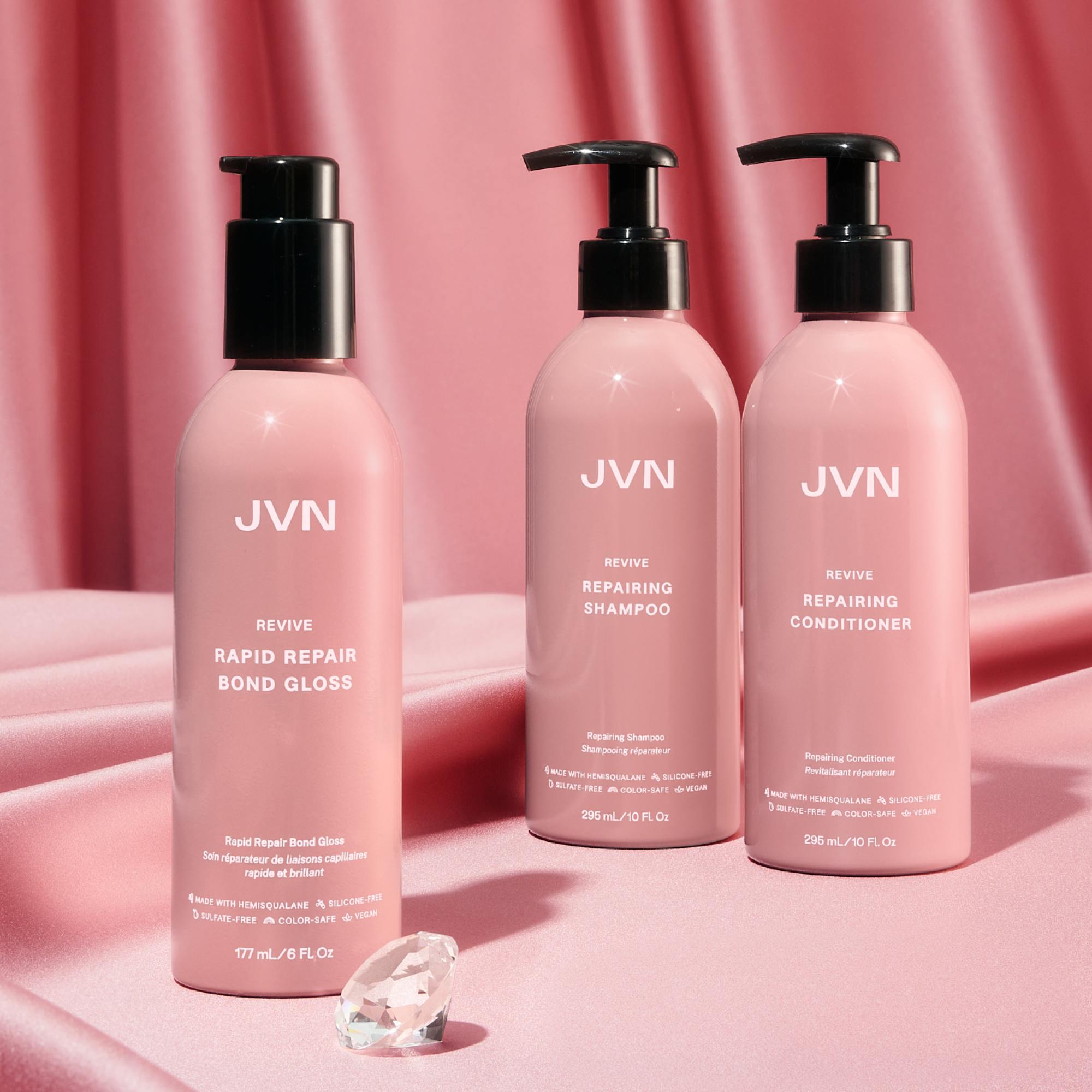 JVN Styler Revive Rapid Repair Bond Gloss Revive Rapid Repair Bond Gloss | Repairing Shine Treatment | JVN sulfate-free silicone-free sustainable